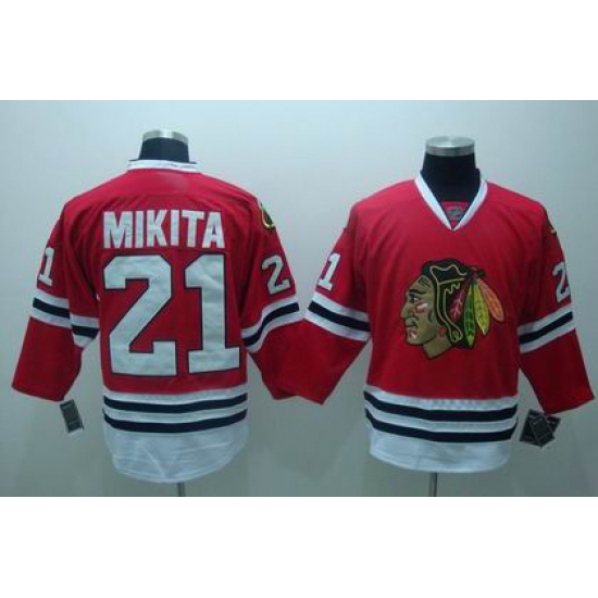 Chicago Blackhawks #21 Stan Mikita Red Jerseys Chicago Blackhawks #21 Stan Mikita Red Jerseys