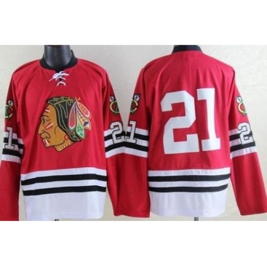 Chicago Blackhawks #21 Stan Mikita Red Mitchell And Ness 1960-61 Throwback Stitched NHL Jersey Chicago Blackhawks #21 Stan Mikita Red Mitchell And Ness 1960-61 Throwback Stitched NHL Jersey