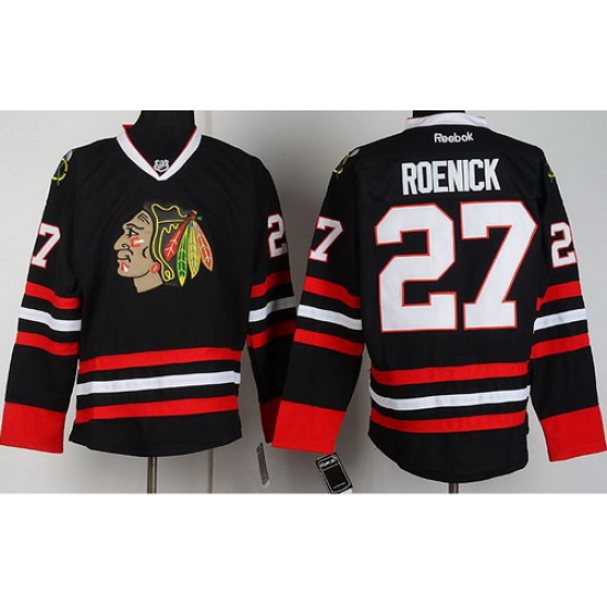 Chicago Blackhawks 27 Jeremy Roenick Black NHL Jerseys Chicago Blackhawks 27 Jeremy Roenick Black NHL Jerseys
