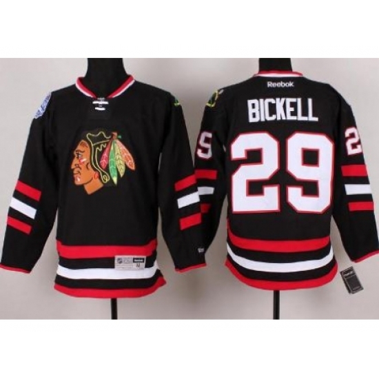 Chicago Blackhawks 29 Bryan Bickell Black 2014 Stadium Series NHL Jersey A PATCH Chicago Blackhawks 29 Bryan Bickell Black 2014 Stadium Series NHL Jersey A PATCH