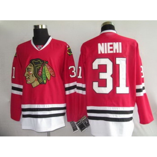 Chicago Blackhawks 31 Niemi red Ice Hockey Jerseys Chicago Blackhawks 31 Niemi red Ice Hockey Jerseys