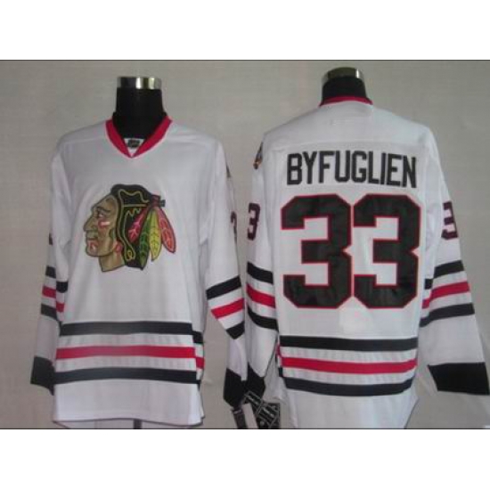 Chicago Blackhawks #33 Byfuglien white Chicago Blackhawks #33 Byfuglien white