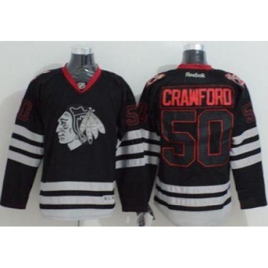 Chicago Blackhawks #50 Corey Crawford Black Stitched Jersey Chicago Blackhawks #50 Corey Crawford Black Stitched Jersey