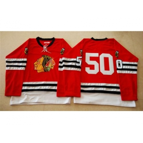 Chicago Blackhawks #50 Corey Crawford Red Mitchell And Ness 1960-61 Stitched NHL Jersey Chicago Blackhawks #50 Corey Crawford Red Mitchell And Ness 1960-61 Stitched NHL Jersey