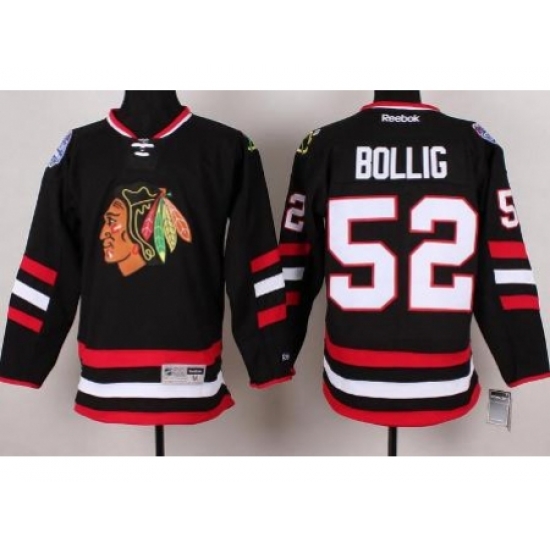 Chicago Blackhawks 52 Brandon Bollig Black 2014 Stadium Series NHL Jersey A PATCH Chicago Blackhawks 52 Brandon Bollig Black 2014 Stadium Series NHL Jersey A PATCH