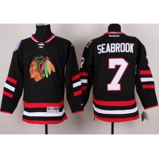 Chicago Blackhawks 7 Brent Seabrook Black 2014 Stadium Series NHL Jersey Chicago Blackhawks 7 Brent Seabrook Black 2014 Stadium Series NHL Jersey