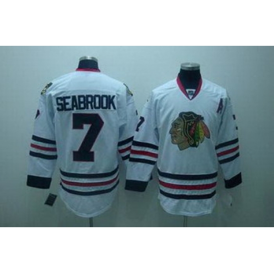 Chicago Blackhawks 7 Brent Seabrook white Jerseys Chicago Blackhawks 7 Brent Seabrook white Jerseys