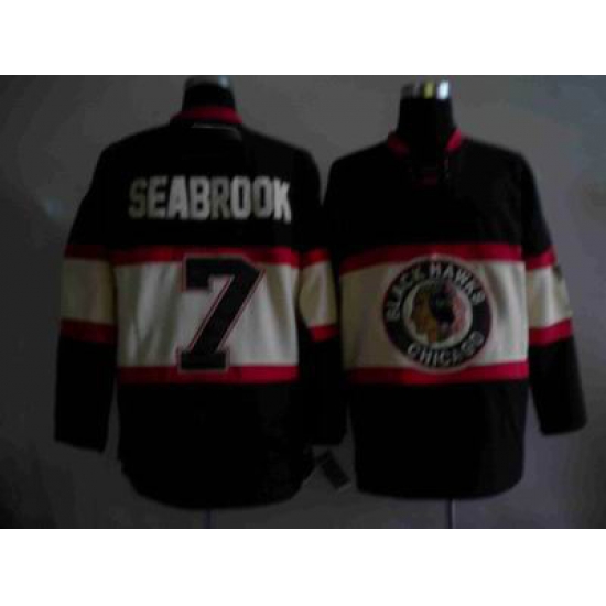 Chicago Blackhawks 7# SEABROOK black Chicago Blackhawks 7# SEABROOK black