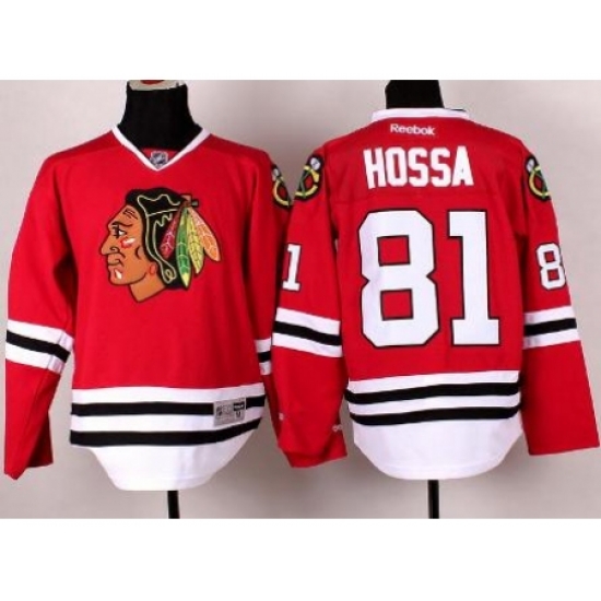 Chicago Blackhawks 81 Marian Hossa Red NHL Jerseys Chicago Blackhawks 81 Marian Hossa Red NHL Jerseys