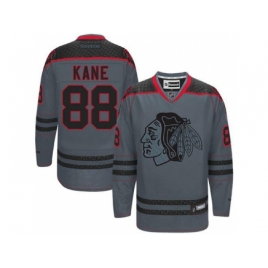 Chicago Blackhawks #88 Patrick Kane Charcoal Cross Check Fashion Stitched NHL Jersey Chicago Blackhawks #88 Patrick Kane Charcoal Cross Check Fashion Stitched NHL Jersey