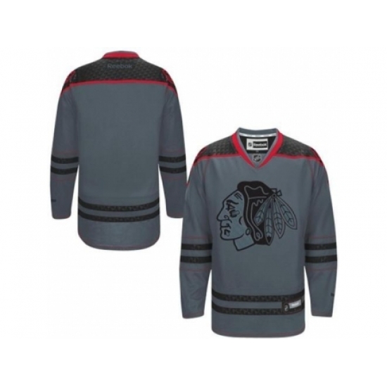 Chicago Blackhawks Blank Charcoal Cross Check Fashion Stitched NHL Jersey Chicago Blackhawks Blank Charcoal Cross Check Fashion Stitched NHL Jersey