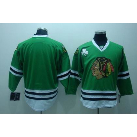 Chicago Blackhawks blank Green Jerseys Chicago Blackhawks blank Green Jerseys