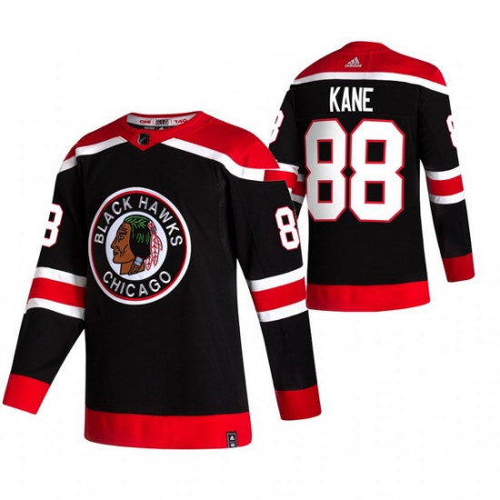 Men Chicago Blackhawks 88 Patrick Kane Black Adidas 2020 21 Reverse Retro Alternate NHL Jersey Men Chicago Blackhawks 88 Patrick Kane Black Adidas 2020 21 Reverse Retro Alternate NHL Jersey