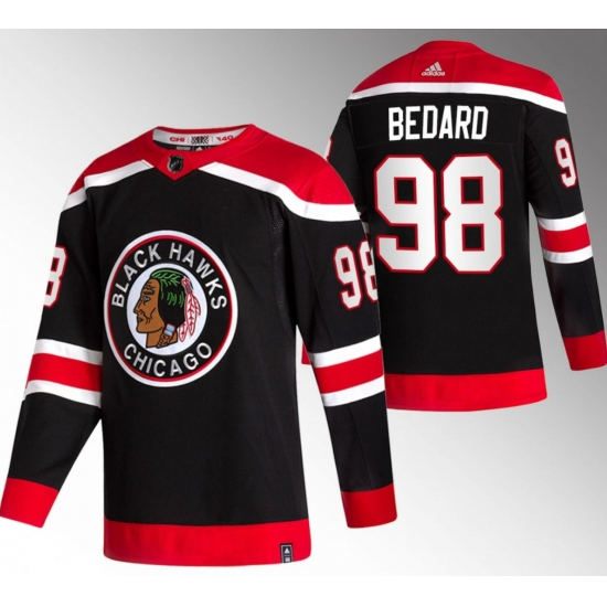 Men Chicago Blackhawks 98 Dylan Strome Black Adidas 2020 21 Reverse Retro Alternate NHL Jersey Men Chicago Blackhawks 98 Dylan Strome Black Adidas 2020 21 Reverse Retro Alternate NHL Jersey
