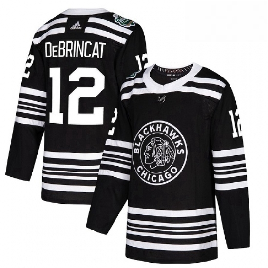 Mens Adidas Chicago Blackhawks 12 Alex DeBrincat Authentic Black 2019 Winter Classic NHL Jersey Mens Adidas Chicago Blackhawks 12 Alex DeBrincat Authentic Black 2019 Winter Classic NHL Jersey