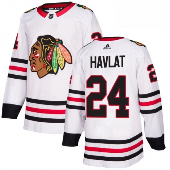 Mens Adidas Chicago Blackhawks 24 Martin Havlat Authentic White Away NHL Jersey Mens Adidas Chicago Blackhawks 24 Martin Havlat Authentic White Away NHL Jersey