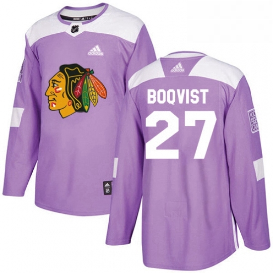 Mens Adidas Chicago Blackhawks 27 Adam Boqvist Authentic Purple Fights Cancer Practice NHL Jersey Mens Adidas Chicago Blackhawks 27 Adam Boqvist Authentic Purple Fights Cancer Practice NHL Jersey