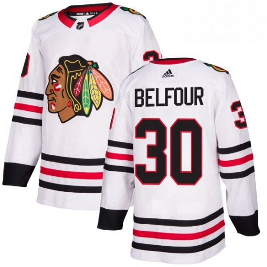Mens Adidas Chicago Blackhawks 30 ED Belfour Authentic White Away NHL Jersey Mens Adidas Chicago Blackhawks 30 ED Belfour Authentic White Away NHL Jersey