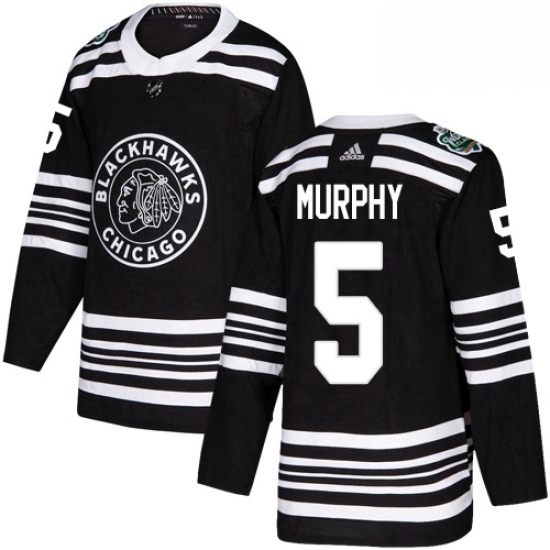 Mens Adidas Chicago Blackhawks 5 Connor Murphy Authentic Black 2019 Winter Classic NHL Jersey Mens Adidas Chicago Blackhawks 5 Connor Murphy Authentic Black 2019 Winter Classic NHL Jersey