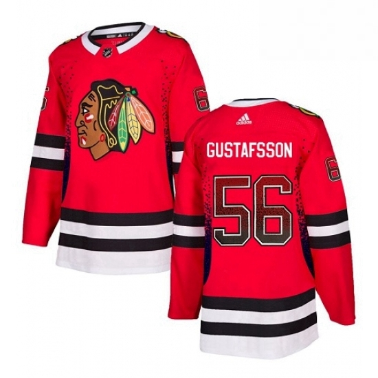 Mens Adidas Chicago Blackhawks 56 Erik Gustafsson Authentic Red Drift Fashion NHL Jersey Mens Adidas Chicago Blackhawks 56 Erik Gustafsson Authentic Red Drift Fashion NHL Jersey