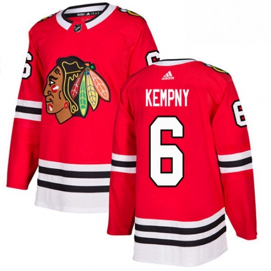 Mens Adidas Chicago Blackhawks 6 Michal Kempny Authentic Red Home NHL Jersey Mens Adidas Chicago Blackhawks 6 Michal Kempny Authentic Red Home NHL Jersey
