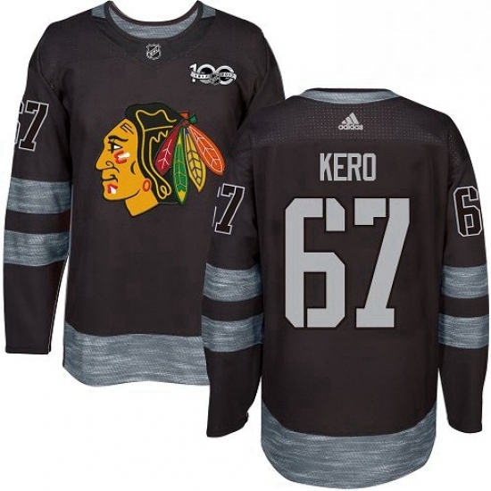 Mens Adidas Chicago Blackhawks 67 Tanner Kero Authentic Black 1917 2017 100th Anniversary NHL Jersey Mens Adidas Chicago Blackhawks 67 Tanner Kero Authentic Black 1917 2017 100th Anniversary NHL Jersey