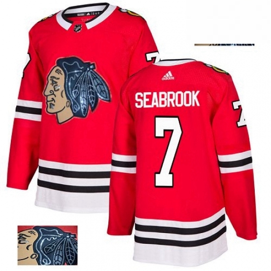 Mens Adidas Chicago Blackhawks 7 Brent Seabrook Authentic Red Fashion Gold NHL Jersey Mens Adidas Chicago Blackhawks 7 Brent Seabrook Authentic Red Fashion Gold NHL Jersey