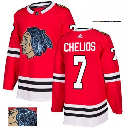 Mens Adidas Chicago Blackhawks 7 Chris Chelios Authentic Red Fashion Gold NHL Jersey Mens Adidas Chicago Blackhawks 7 Chris Chelios Authentic Red Fashion Gold NHL Jersey
