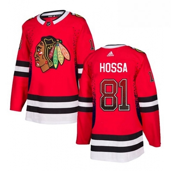Mens Adidas Chicago Blackhawks 81 Marian Hossa Authentic Red Drift Fashion NHL Jersey Mens Adidas Chicago Blackhawks 81 Marian Hossa Authentic Red Drift Fashion NHL Jersey