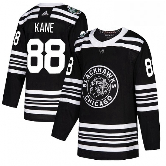 Mens Adidas Chicago Blackhawks 88 Patrick Kane Authentic Black 2019 Winter Classic NHL Jersey Mens Adidas Chicago Blackhawks 88 Patrick Kane Authentic Black 2019 Winter Classic NHL Jersey