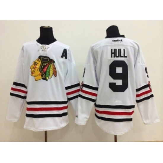 NHL Chicago Blackhawks #9 Bobby Hull 2015 Winter Classic White Jerseys NHL Chicago Blackhawks #9 Bobby Hull 2015 Winter Classic White Jerseys