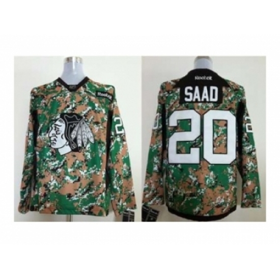NHL Jerseys Chicago Blackhawks #20 Saad camo NHL Jerseys Chicago Blackhawks #20 Saad camo