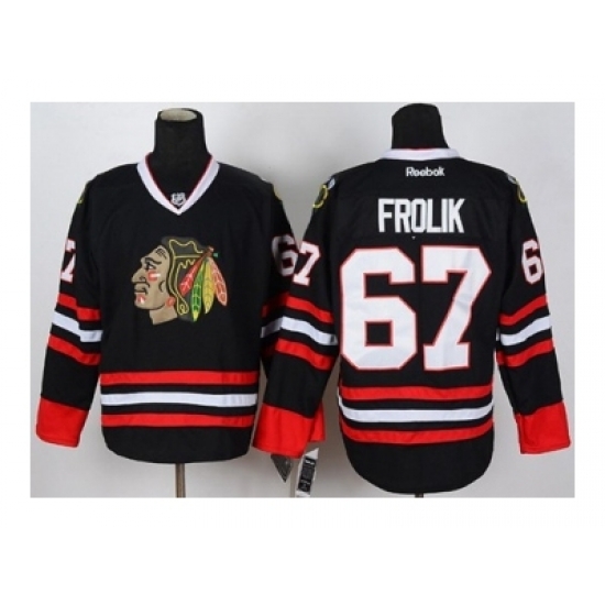 NHL Jerseys Chicago Blackhawks #67 Frolik black NHL Jerseys Chicago Blackhawks #67 Frolik black