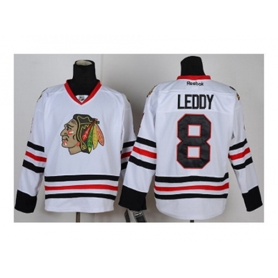 NHL Jerseys Chicago Blackhawks #8 Leddy white Jerseys NHL Jerseys Chicago Blackhawks #8 Leddy white Jerseys