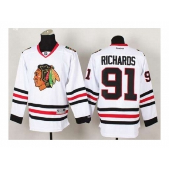 NHL Jerseys Chicago Blackhawks #91 Richards white NHL Jerseys Chicago Blackhawks #91 Richards white