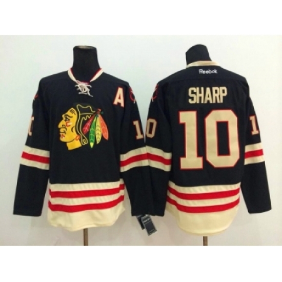 NHL chicago blackhawks #10 Patrick Sharp black jerseys(2015 new classic) NHL chicago blackhawks #10 Patrick Sharp black jerseys(2015 new classic)