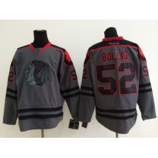 NHL chicago blackhawks #52 Brandon Bollig Charcoal Cross Check Jerseys NHL chicago blackhawks #52 Brandon Bollig Charcoal Cross Check Jerseys