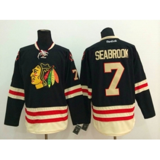 NHL chicago blackhawks #7 Brent Seabrook black jerseys(2015 new classic) NHL chicago blackhawks #7 Brent Seabrook black jerseys(2015 new classic)