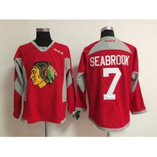 NHL chicago blackhawks #7 Brent Seabrook red jerseys NHL chicago blackhawks #7 Brent Seabrook red jerseys