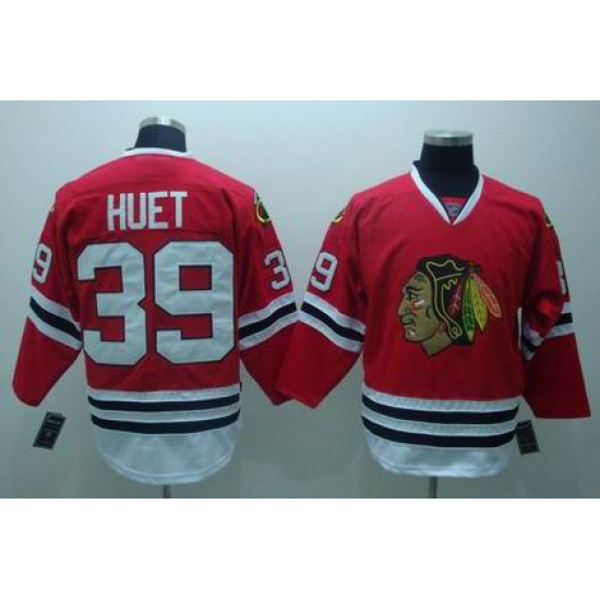 RBK Chicago Blackhawks #39 HUET jersey red RBK Chicago Blackhawks #39 HUET jersey red