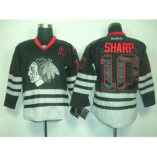 nhl jerseys Chicago Blackhawks 10 SHARP black Ice nhl jerseys Chicago Blackhawks 10 SHARP black Ice