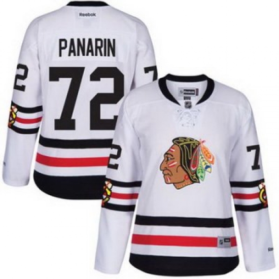Blackhawks #72 Artemi Panarin White 2017 Winter Classic Womens Stitched NHL Jersey Blackhawks #72 Artemi Panarin White 2017 Winter Classic Womens Stitched NHL Jersey