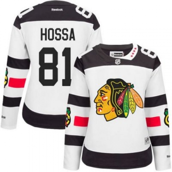 Blackhawks #81 Marian Hossa White 2016 Stadium Series Womens Stitched NHL Jersey Blackhawks #81 Marian Hossa White 2016 Stadium Series Womens Stitched NHL Jersey