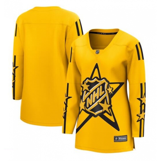 Women All Star Game 2024 Yellow Breakaway Stitched Hockey Jersey Women All Star Game 2024 Yellow Breakaway Stitched Hockey Jersey