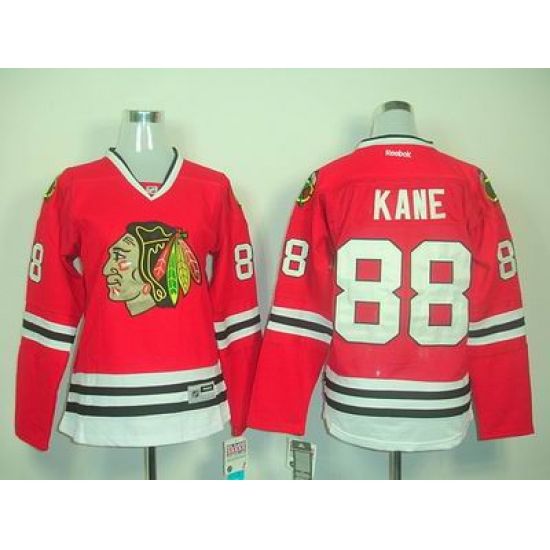 Women Chicago Blackhawks 88 Patrick Kane Red Jerseys Women Chicago Blackhawks 88 Patrick Kane Red Jerseys