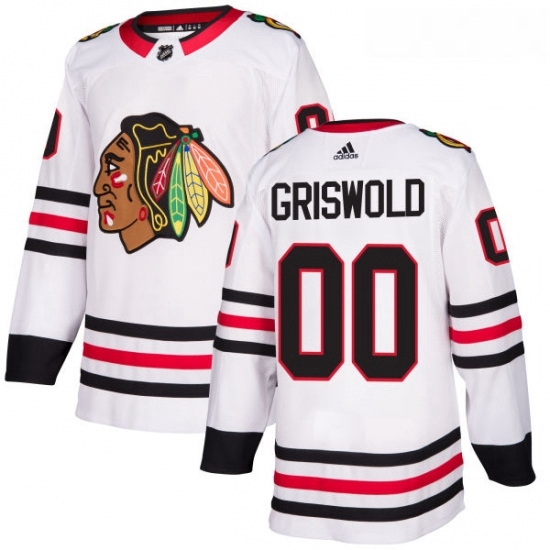 Womens Adidas Chicago Blackhawks 00 Clark Griswold Authentic White Away NHL Jersey Womens Adidas Chicago Blackhawks 00 Clark Griswold Authentic White Away NHL Jersey