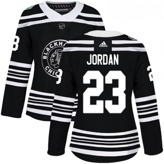 Womens Adidas Chicago Blackhawks 23 Michael Jordan Authentic Black 2019 Winter Classic NHL Jersey Womens Adidas Chicago Blackhawks 23 Michael Jordan Authentic Black 2019 Winter Classic NHL Jersey