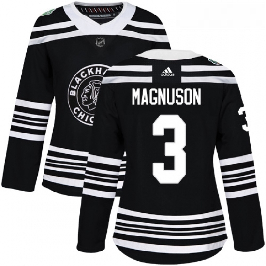 Womens Adidas Chicago Blackhawks 3 Keith Magnuson Authentic Black 2019 Winter Classic NHL Jersey Womens Adidas Chicago Blackhawks 3 Keith Magnuson Authentic Black 2019 Winter Classic NHL Jersey