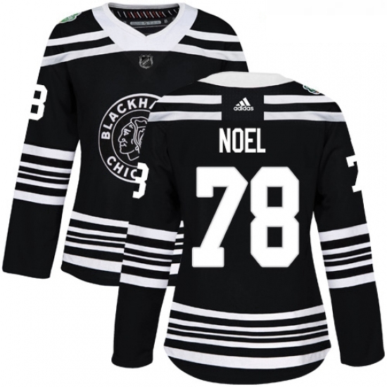 Womens Adidas Chicago Blackhawks 78 Nathan Noel Authentic Black 2019 Winter Classic NHL Jersey Womens Adidas Chicago Blackhawks 78 Nathan Noel Authentic Black 2019 Winter Classic NHL Jersey
