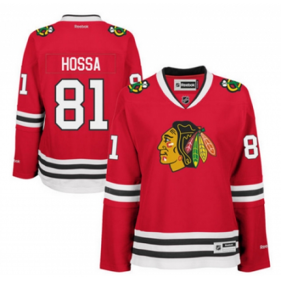 Womens Chicago Blackhawks Marian Hossa Reebok Red Home Premier Jersey Womens Chicago Blackhawks Marian Hossa Reebok Red Home Premier Jersey